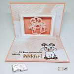 Plotterdatei Widder Willi mit Forsythie Sublimation, Digistamp, Digipaper ! - Sewando