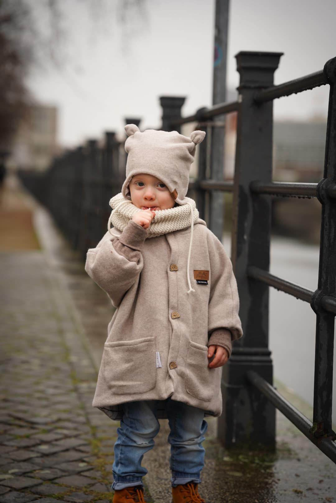 Schnittmuster Oversized Jacke Lio Gr. 68-140-inkl. Beamerdatei - Sewando