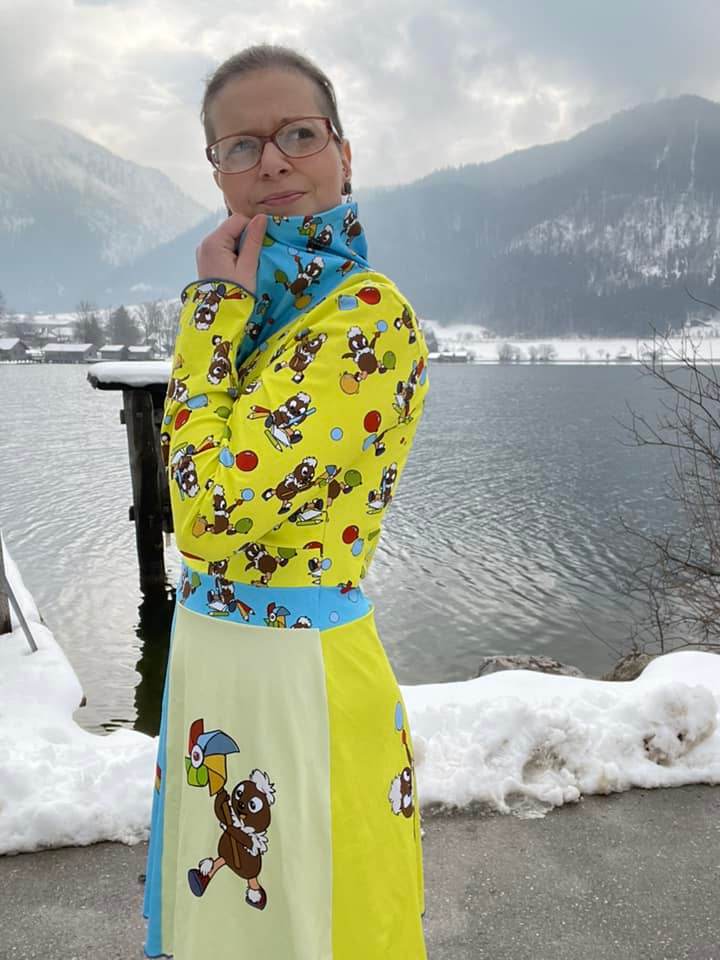 Schnittmuster Kleid für Damen mit Wickeloptik Francine Gr. 32-48 - Sewando