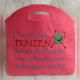 Stickdatei - Das mit dem Prinzen haben die Frösche nur erfunden... - Sewando