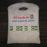 Stickdatei - Ich kaufe ein "I" und möchte lösen