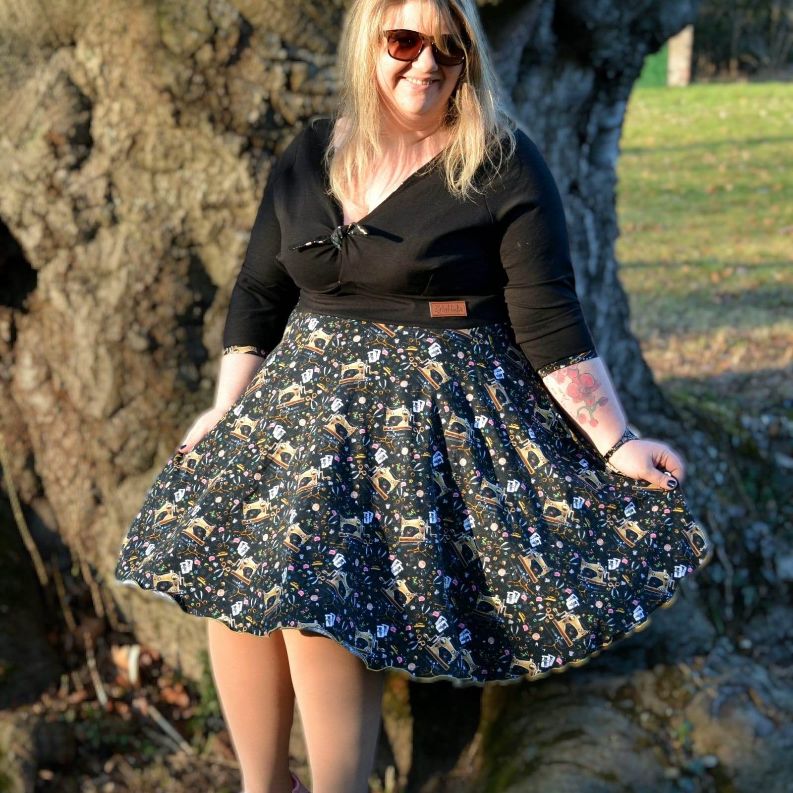 Schnittmuster Kleid Cherry Größe 32 – 54 - Sewando