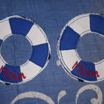 Stickdatei - Serviettenring Rettungsring - Sewando