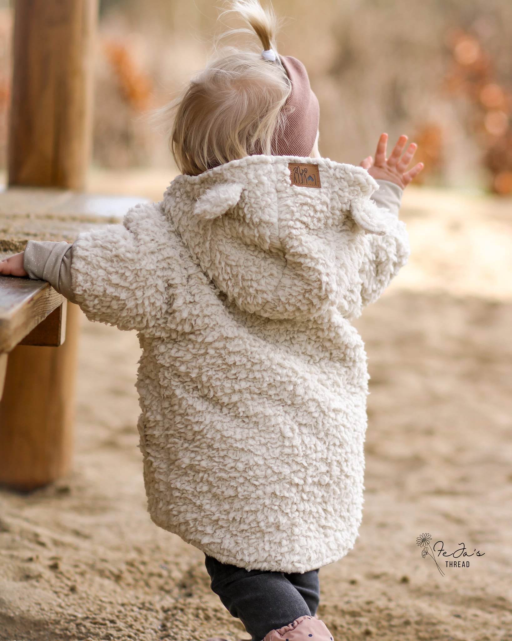 Schnittmuster Oversized Jacke Lio Gr. 68-140-inkl. Beamerdatei - Sewando