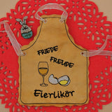 Stickdatei - ITH Mini-Flaschenschürzen Eierlikör (kleine Flaschen) - Sewando