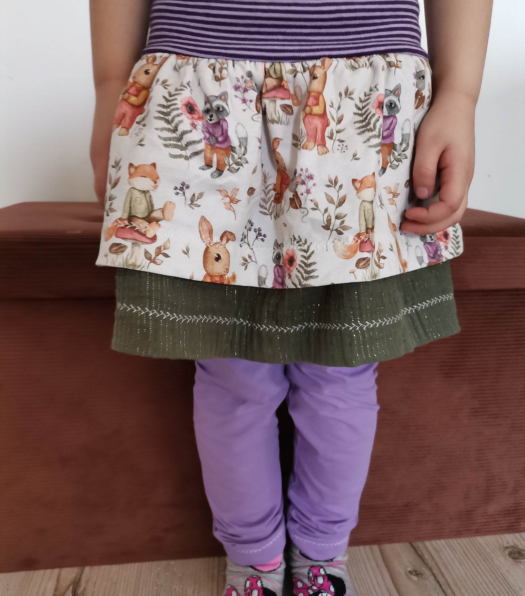 Schnittmuster Rockleggins Caitlin Gr.62 - 122 - Sewando