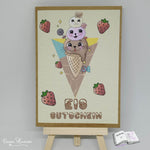 Digiset Eiszeit Plotterdatei, Sublimation, Digistamp, Digipaper - Sewando