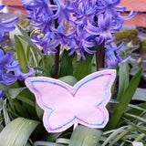 6x Stickdatei "Deko Falter" ITH Schmetterling mit Applikation