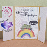 Digiset "Bill, das Chamäleon" Digipaper, Digistamp