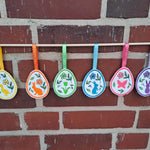Stickdatei Set Ostersillhouetten Scherenschnitte Frühlingsdeko & Frohe Ostern - Sewando