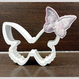 6x Stickdatei "Deko Falter" ITH Schmetterling mit Applikation