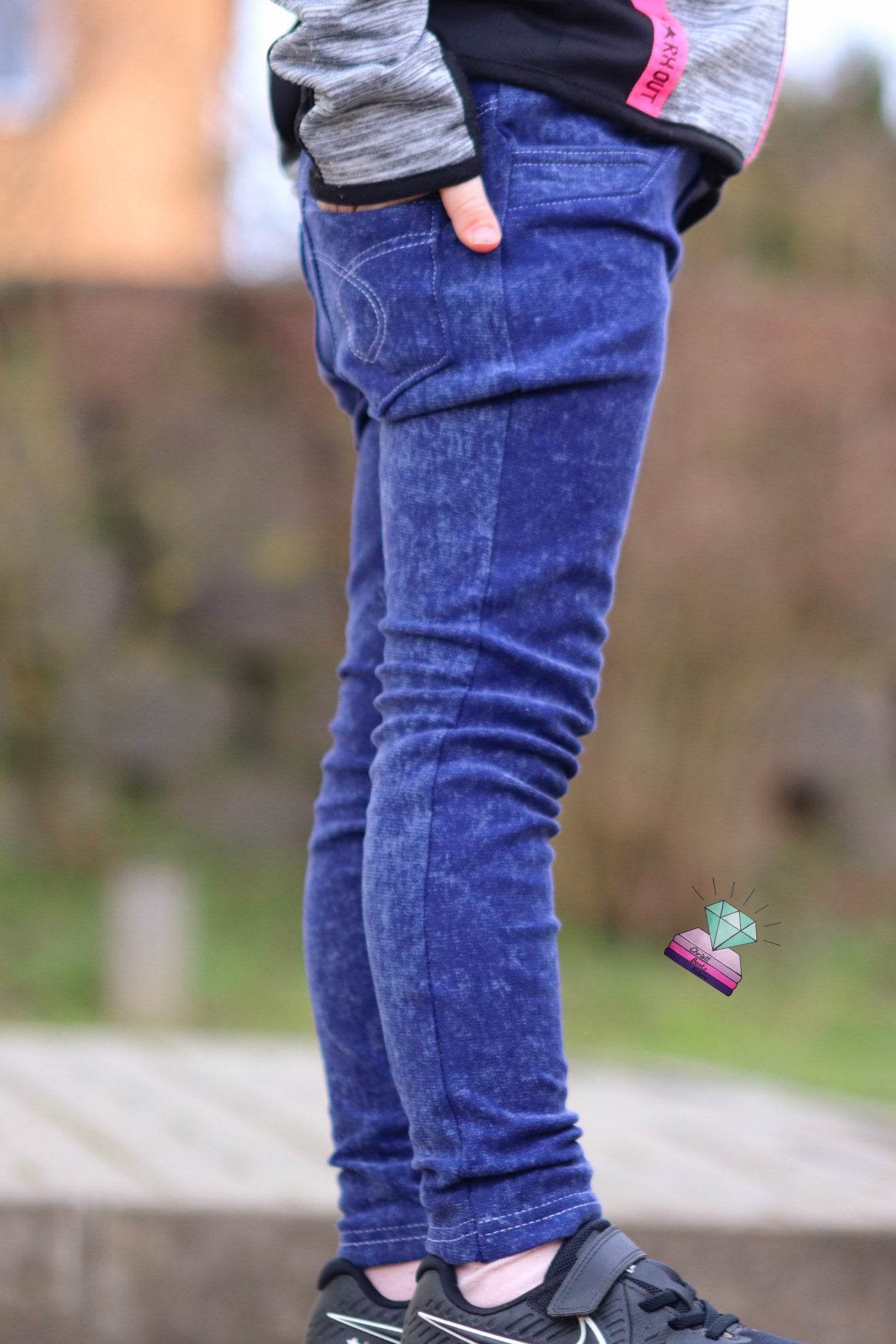Schnittmuster Jeggings Stacey für Kinder Gr. 80-164 - Sewando