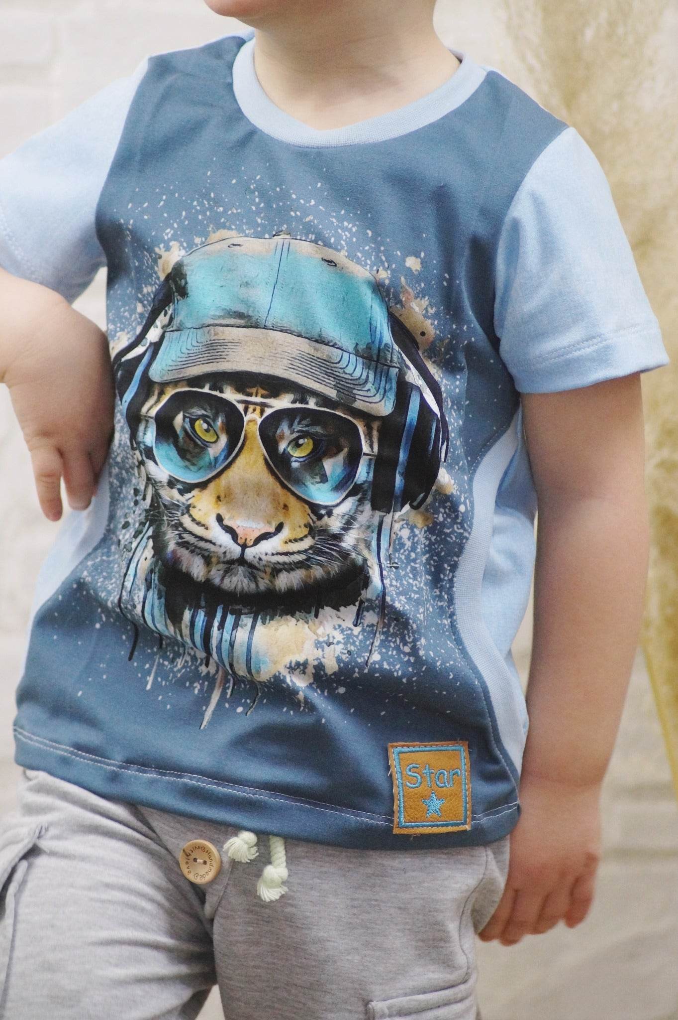 T-Shirt und Langarmshirt LITTLE JOE Gr. 62 - 110 inkl.A1 - Sewando