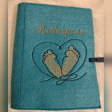 Stickdatei - Mutterpass-Hüllen (4 Motive) - Sewando
