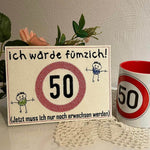 Stickdatei - Verkehrsschilder-Sprüche zum Geburtstag - Sewando