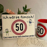 Stickdatei - Verkehrsschilder-Sprüche zum Geburtstag - Sewando