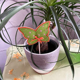 6x Stickdatei "Deko Falter" ITH Schmetterling mit Applikation