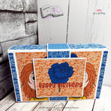 Digiset Zwillinge mit Pfingstrose, Prostamp, Plotten, Sublimation, Digistamp, Digipaper ! - Sewando