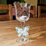 6x Stickdatei "Deko Falter" ITH Schmetterling mit Applikation