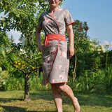 Wickelkleid Damen Gr. 36-50