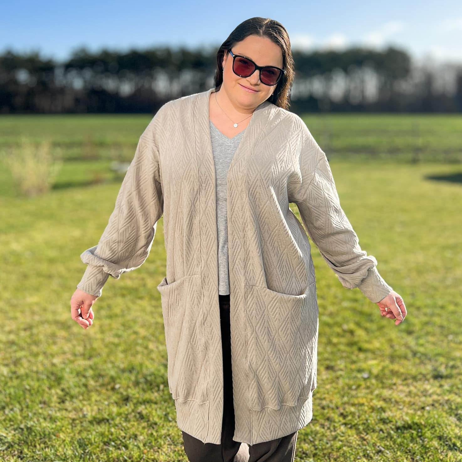 Schnittmuster Cardigan LAHNSTEIN Gr. 32-56 - Sewando