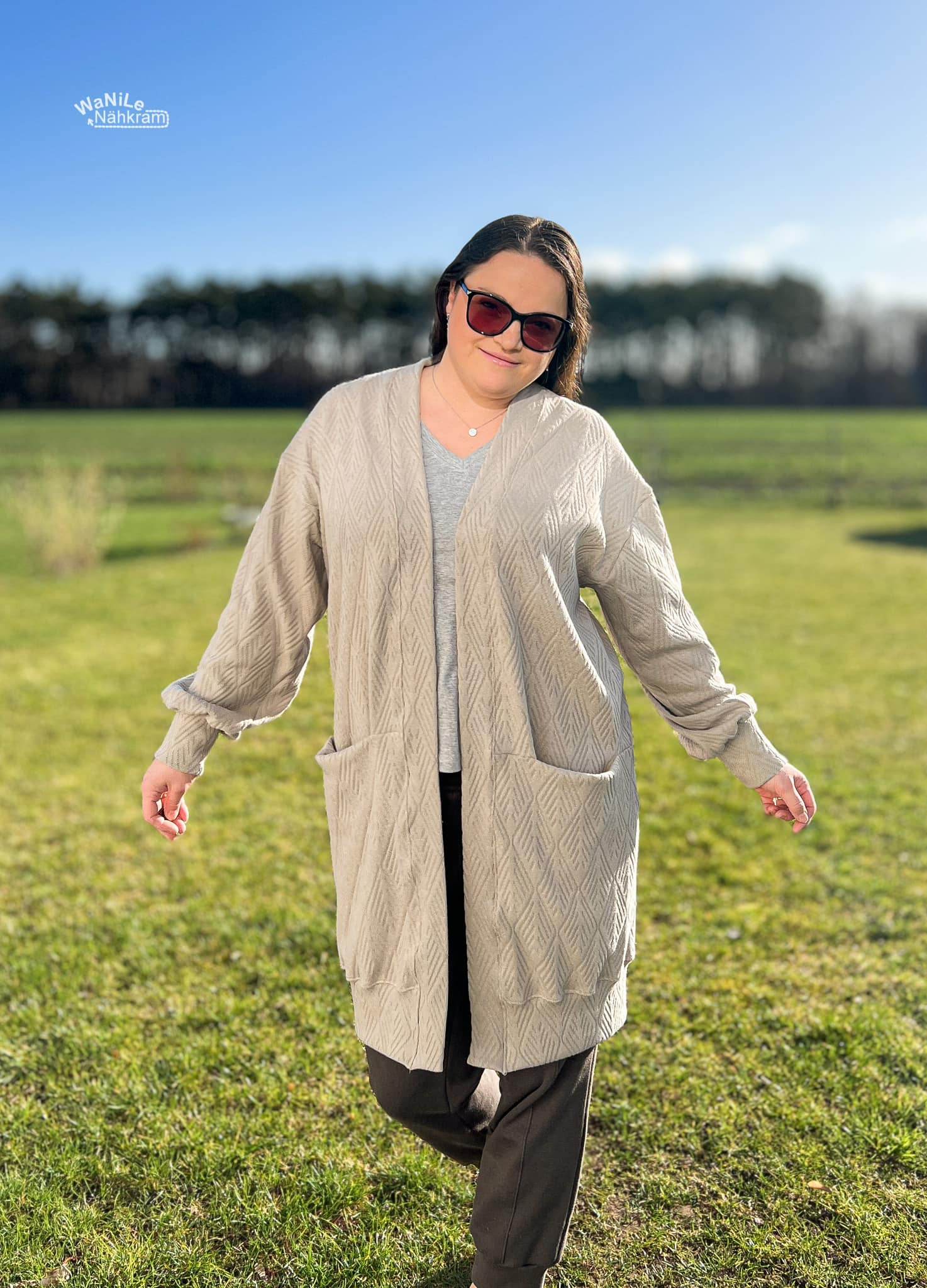Schnittmuster Cardigan LAHNSTEIN Gr. 32-56 - Sewando