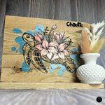 Plotterdatei Flower Turtle - Sewando