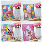 Digiset Eiszeit Plotterdatei, Sublimation, Digistamp, Digipaper - Sewando