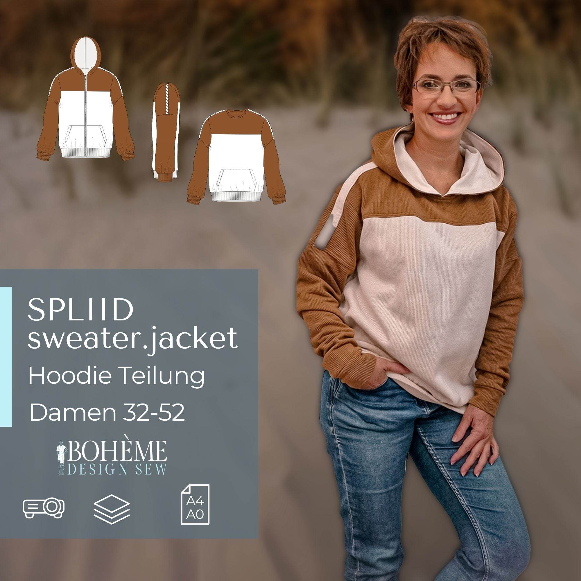 SPLIID.pullover | Damen | 32-52 Schnitt : - Sewando