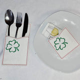 9x Stickdatei Kleeblatt Satinstick und ITH - Sewando