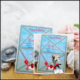 Plotterdatei Karl der Krebs mit Rose Sublimation, Drucken, Digistamp, Digipaper - Sewando
