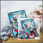 Digiset Karl der Krebs mit Rose Plotterdatei, Sublimation, Digistamp, Digipaper - Sewando