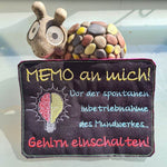 Stickdatei Spruch - Gehirn einschalten - Sewando