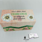 Digiset Erdbeere, Digistamp, Digipaper, Plotterdatei, Sublimation, Druck - Sewando