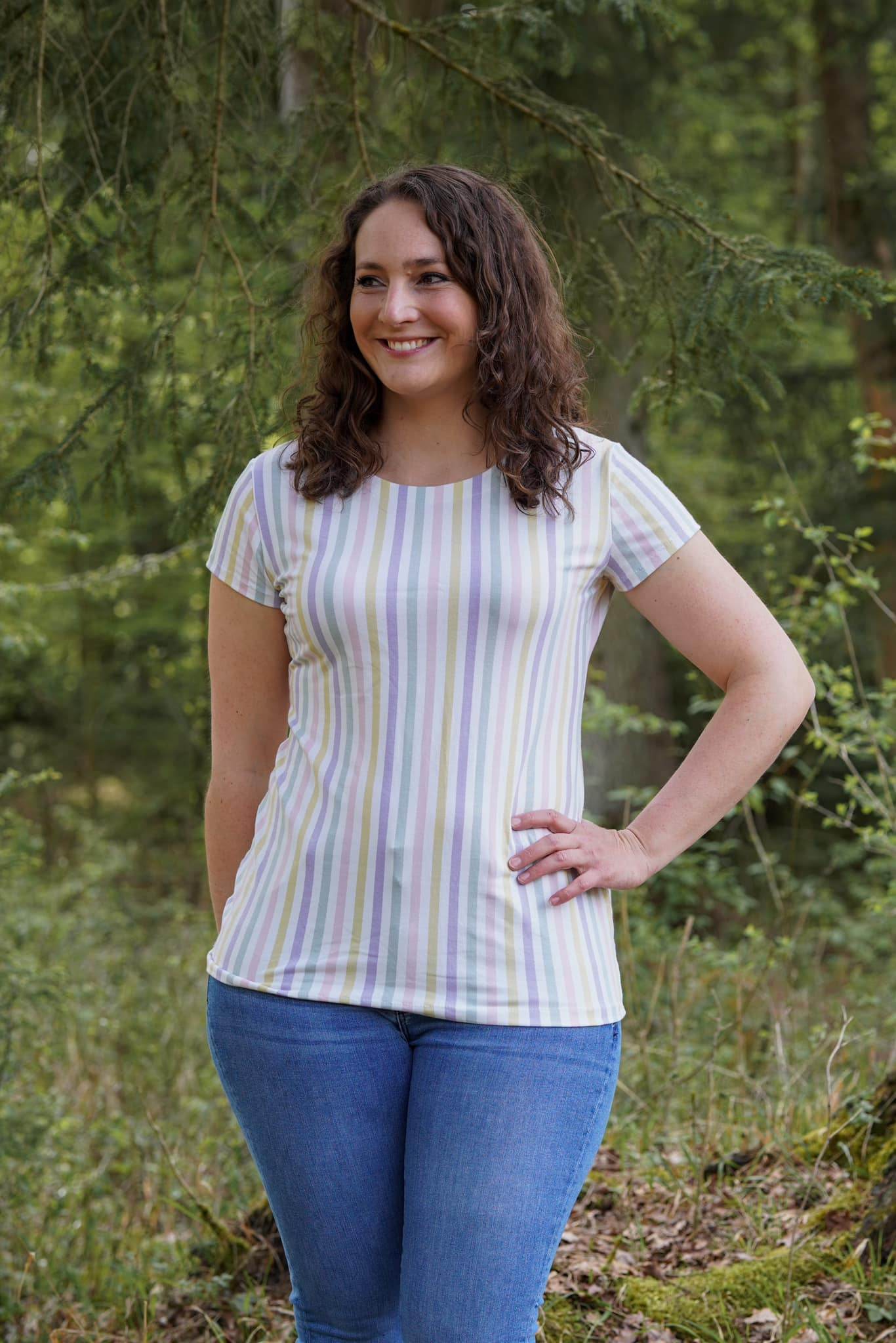 Schnittmuster Basic Shirt Baila für Damen Gr. 32-48 - Sewando