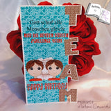 Digiset Zwillinge mit Pfingstrose, Prostamp, Plotten, Sublimation, Digistamp, Digipaper ! - Sewando
