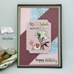 Digiset Karl der Krebs mit Rose Plotterdatei, Sublimation, Digistamp, Digipaper - Sewando