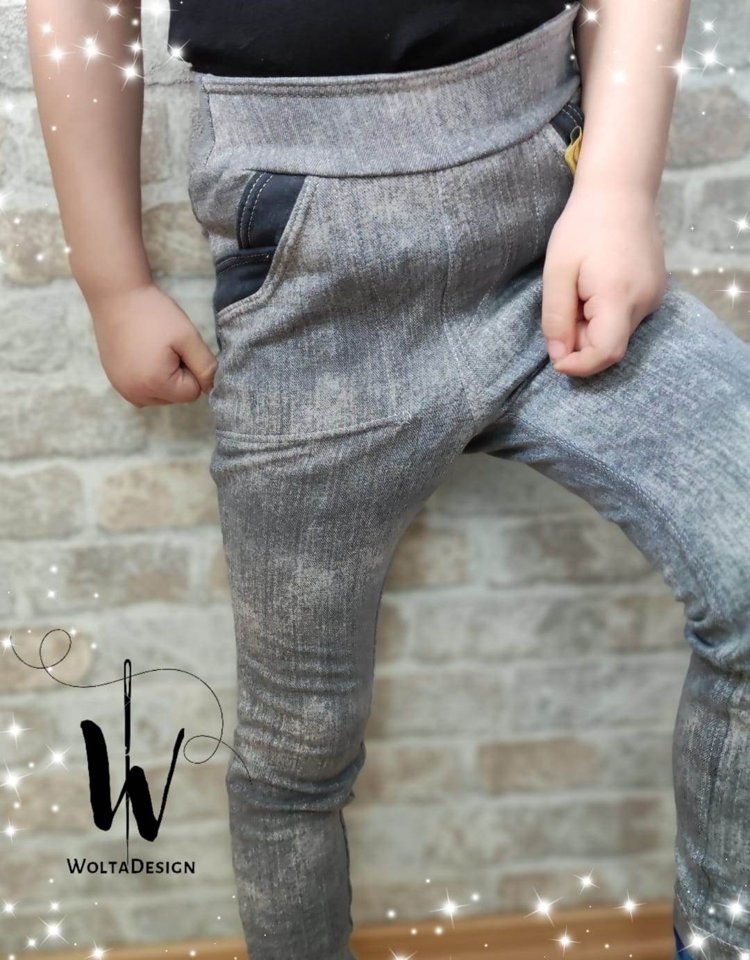 Schnittmuster Jeggings Stacey für Windelkinder Gr. 74-122 - Sewando