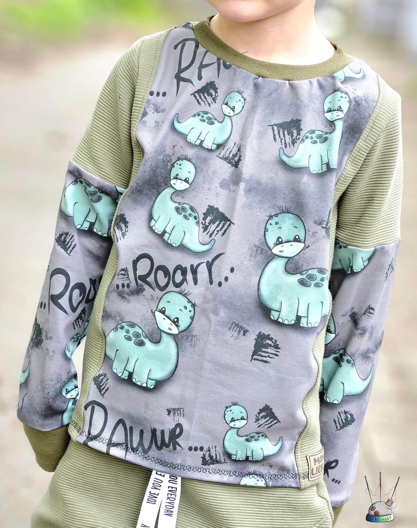 Schnittmuster Shirt Laurin Gr.56 -122 - Sewando
