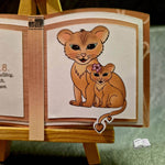 Digiset Löwe mit Gladiole Plotten, Sublimation, Drucken, Digistamp, Digipaper - Sewando
