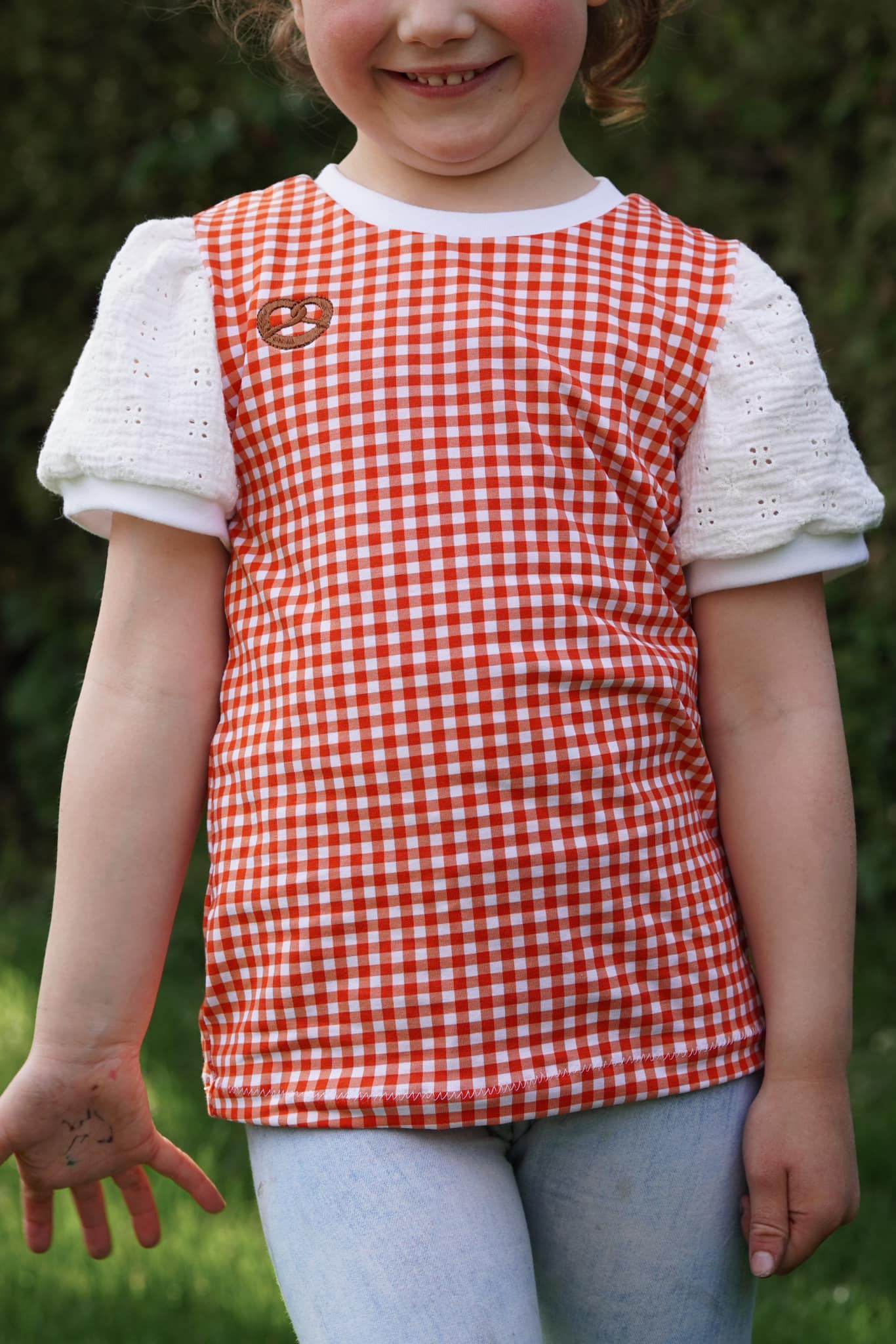 Schnittmuster Basicshirt Shirt für Mädchen Jamie Gr. 80-164 - Sewando