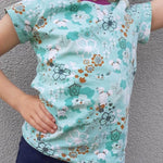 Schnittmuster Basicshirt Shirt für Mädchen Jamie Gr. 80-164 - Sewando