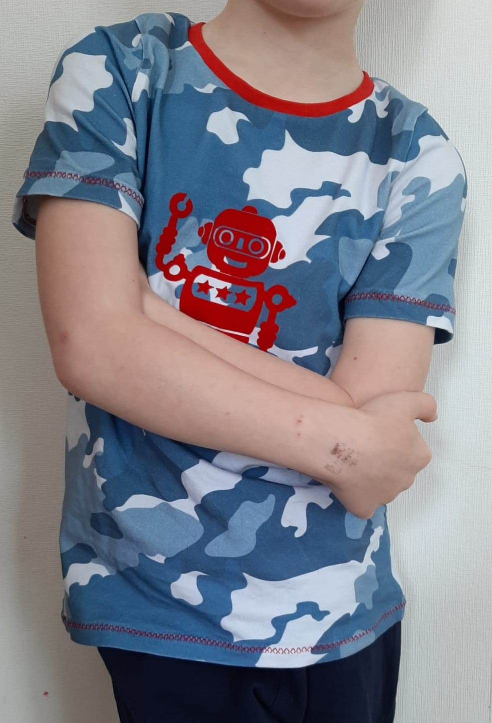 Schnittmuster Basicshirt Shirt für Jungen Jamie Gr. 80-164 - Sewando