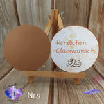 Hochzeits- und Geburtstagsset, Nr. 9 warme Erdtöne Digiset, Digipaper - Sewando