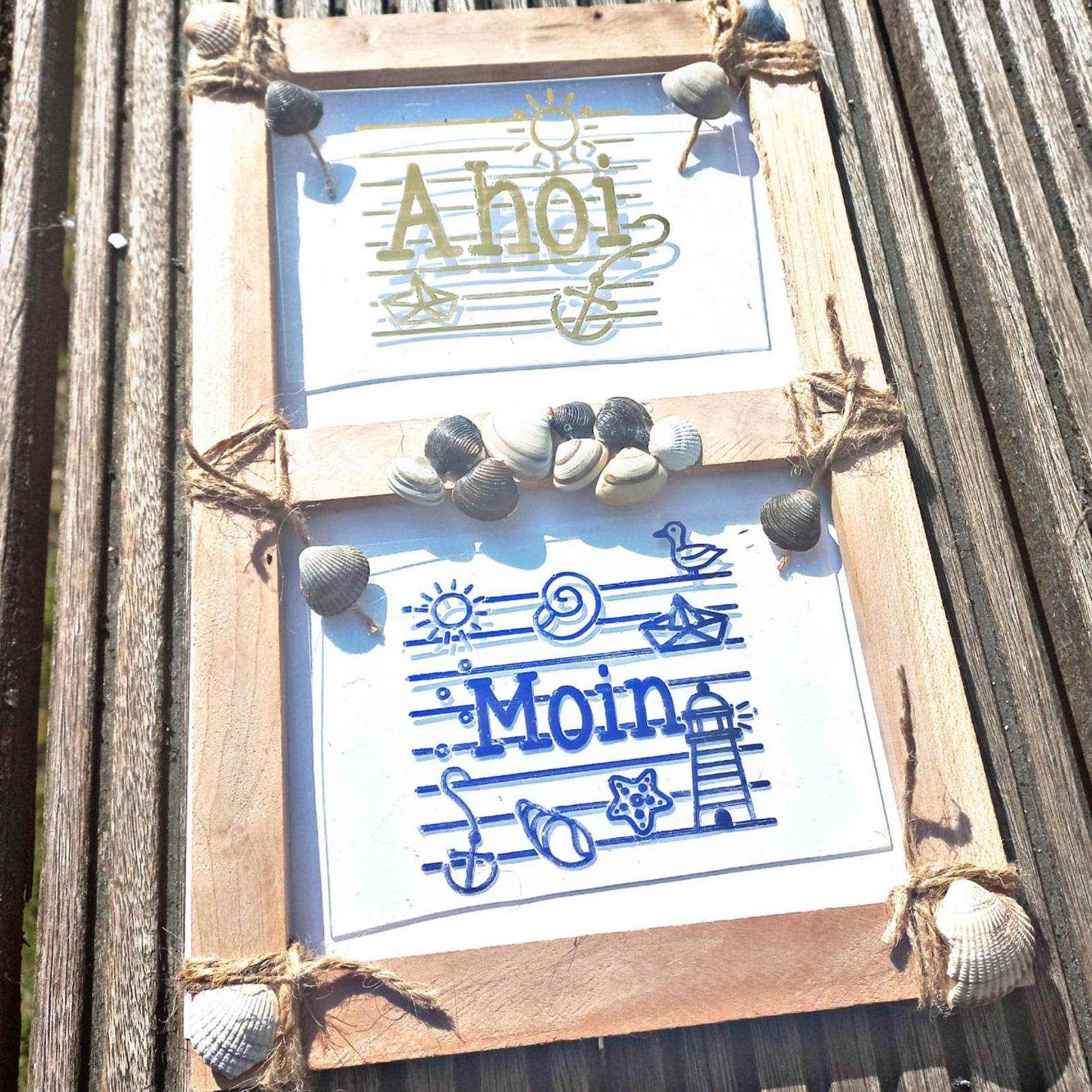 Plotterdatei Moin! Ahoi! - Sewando