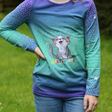 Schnittmuster Basicshirt Shirt für Mädchen Jamie Gr. 80-164 - Sewando