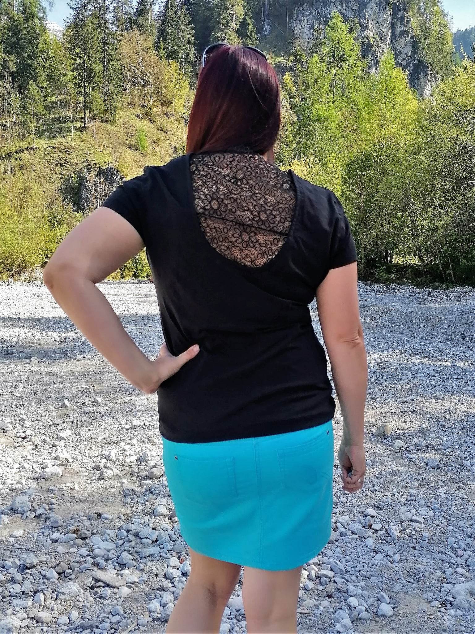 Schnittmuster Basic Shirt Baila für Damen Gr. 32-48 - Sewando