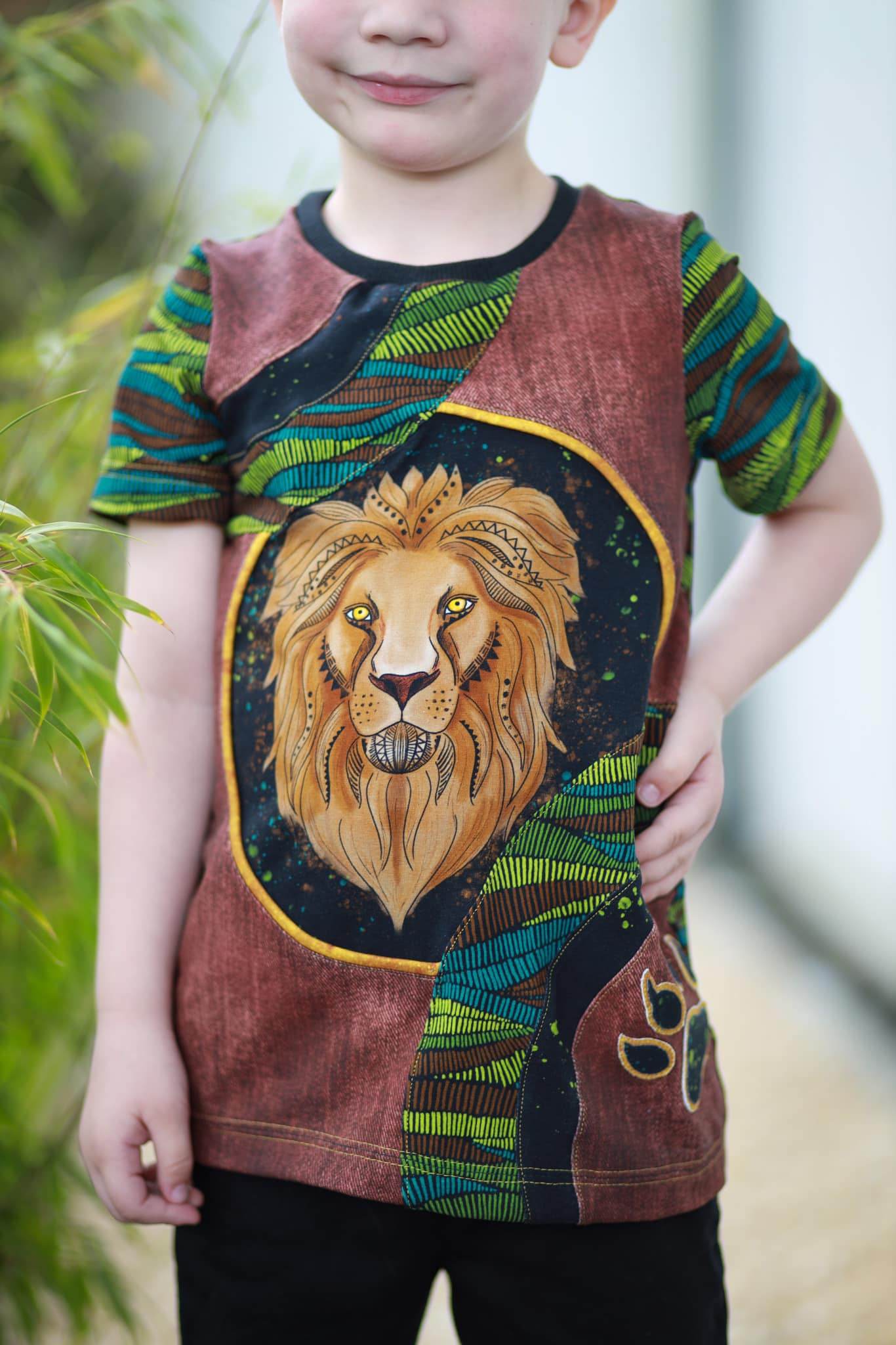 Schnittmuster *Big Wave Shirt* #T-Shirt Gr. 74-152 - Sewando