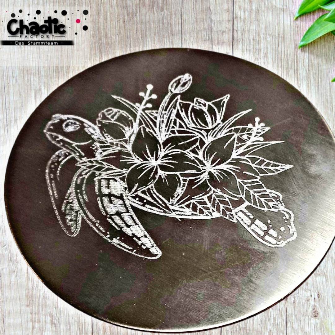 Plotterdatei Flower Turtle - Sewando