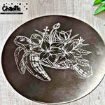 Plotterdatei Flower Turtle - Sewando